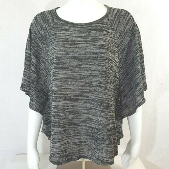 BCX Dolman Sweater Size L Large in Heather Gray - Picture 1 of 5